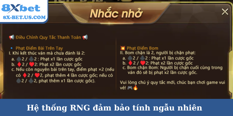 Hệ thống RNG đảm bảo tính ngẫu nhiên